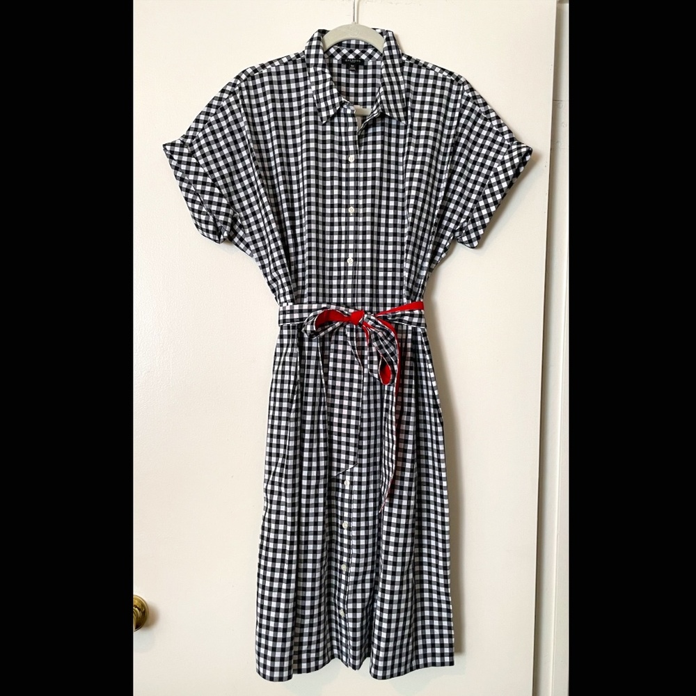 Talbots Gingham Shirt Dress - 16P